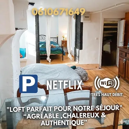 فندق مبيت وإفطار L'hypercentre Loft Atypique Et Historique 5 Pers Cathedrale 3*